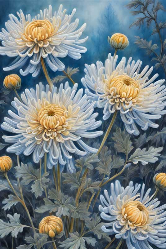 Chrysanthemum Painting