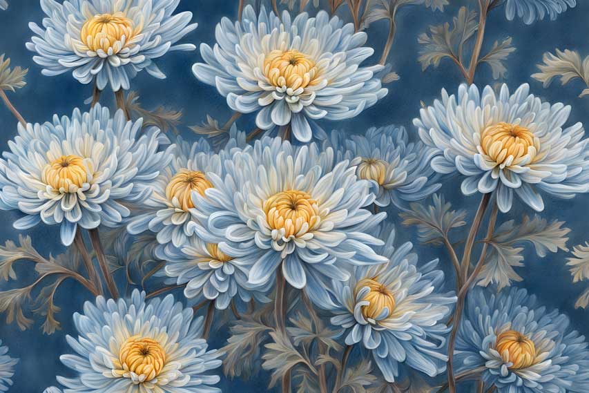 Chrysanthemum Painting for Creativity and Innovation