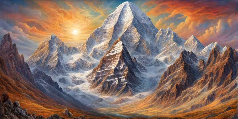 Mountains Painting