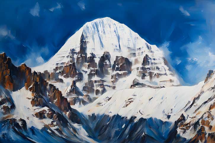 Mount Kailash Painting