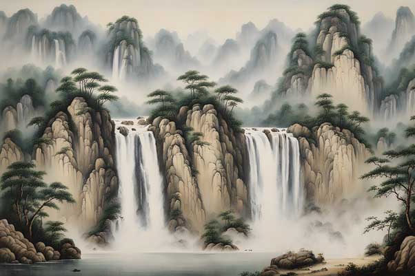 Waterfall Painting Vastu