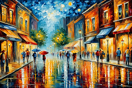 Cityscape Painting for Social Connection, Networking and Communication