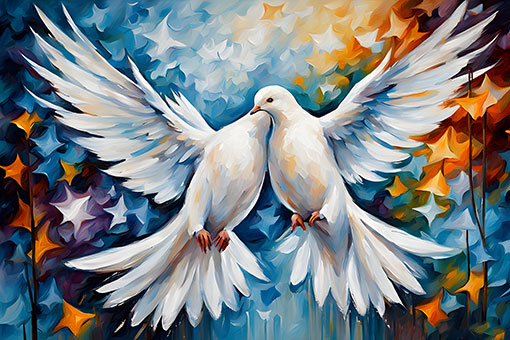 Dove Painting for Peace and Harmony