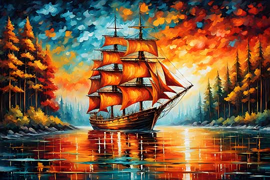 Sailing Ship Artwork