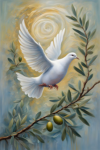 Dove Painting