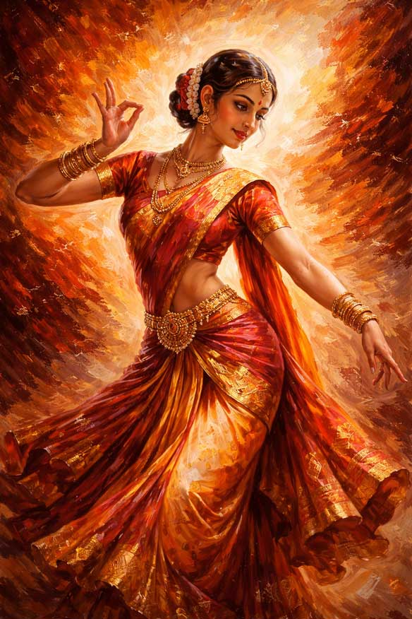 Classical Dancer Wall Art Symbol of Grace, Culture and Artistic Expression