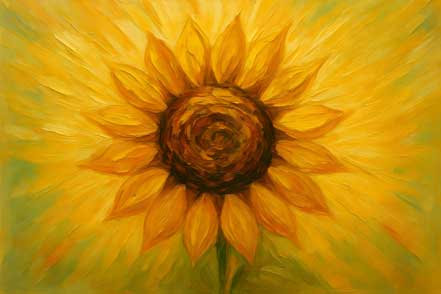 Golden Bloom Sunflower Vastu Wall Art for New Opportunities