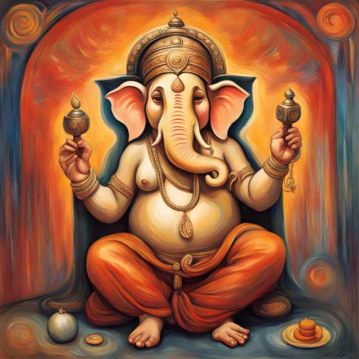 Ganpati Art Painting