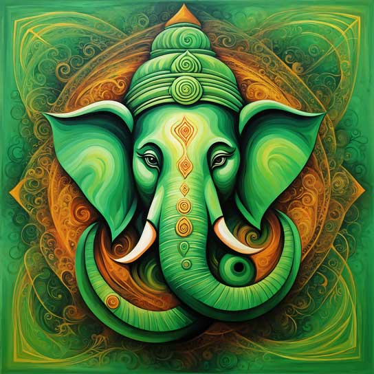 God Ganesh Painting