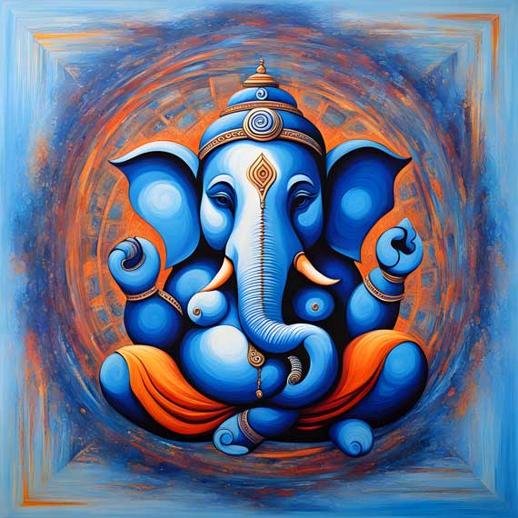 Lord Ganesha Painting