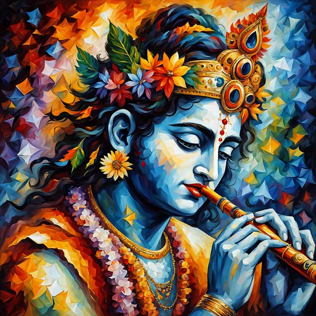 Beautiful krishna painting