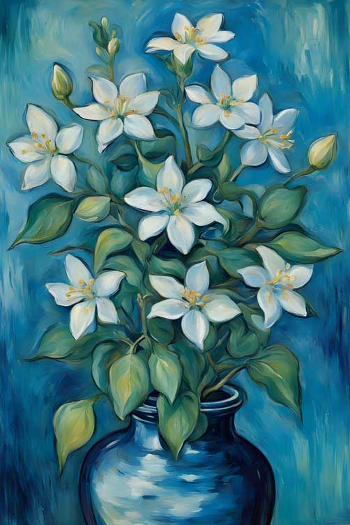 Jasmine Painting for Health and Well Being 