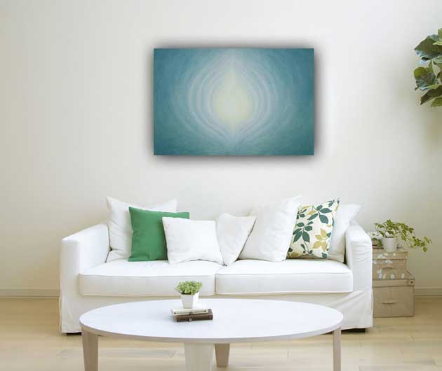 Abstract Art Canvas Painting for Positive Energy in Northeast Vastu Wall Art