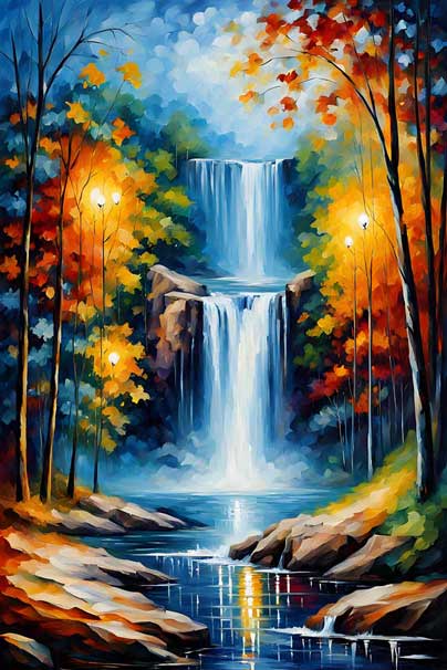 Waterfall Artwork