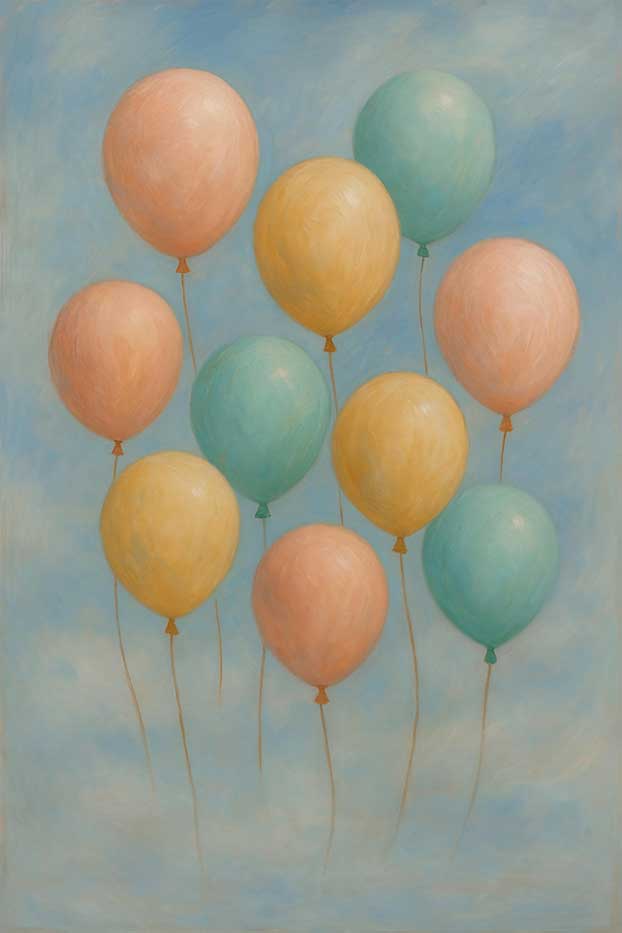 Wall Art Balloon Canvas Painting for Networking & Connections in Mumbai, Delhi, Pune, Bangalore, USA, Noida, Gurugram