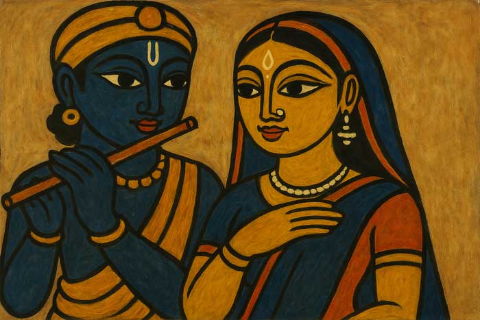 Radha Krishna Art