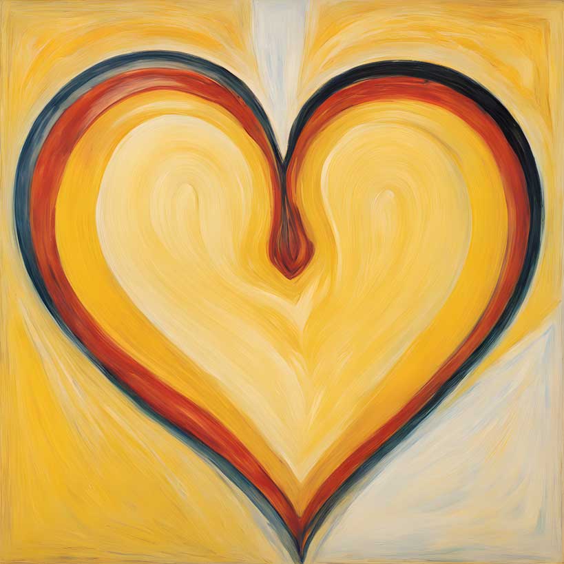 Love Heart Painting