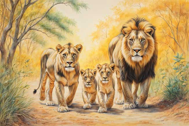 Lion Artwork