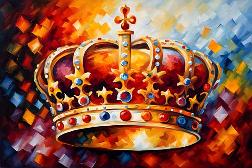 Majestic Crown Painting for Fame and Recognition in the South