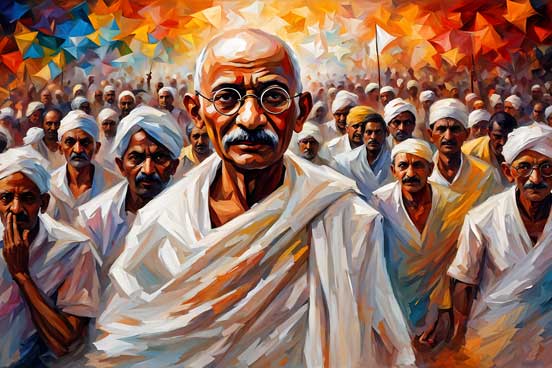 Mahatma Gandhi Painting Art