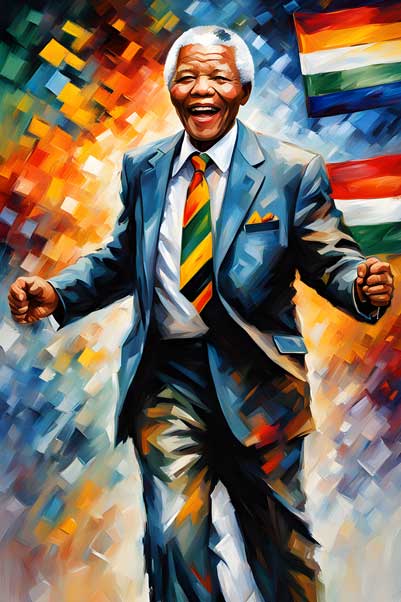 Nelson Mandela Portrait