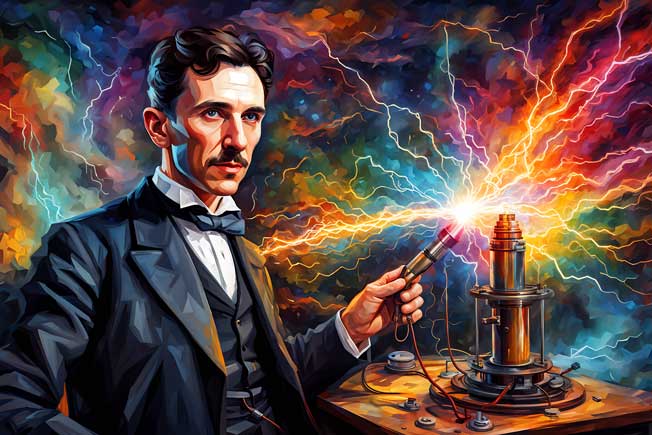 Nikola Tesla Portrait