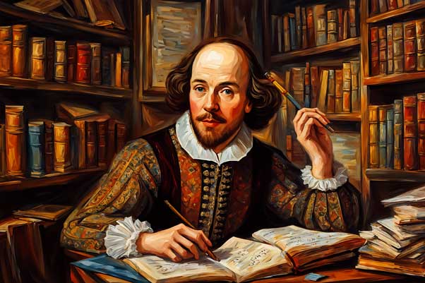 William Shakespeare Painting