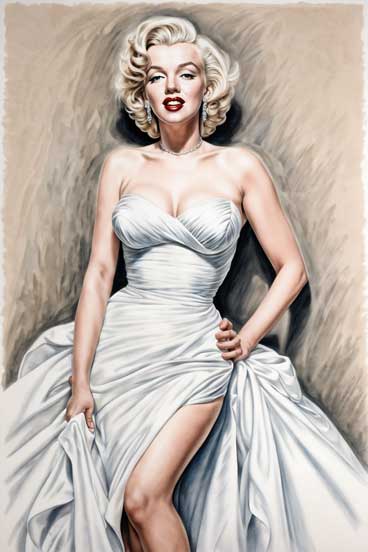 Portrait Marilyn Monroe