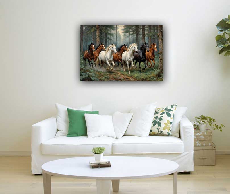 7 Horses Painting