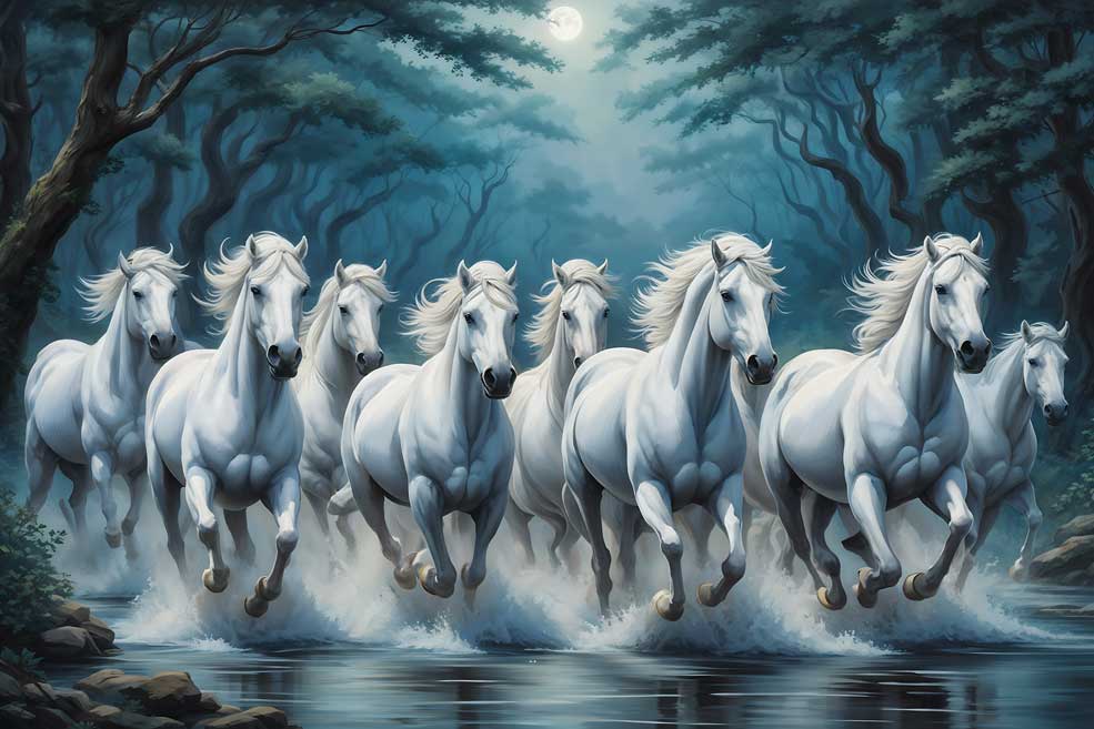 8 Horse Painting Feng Shui