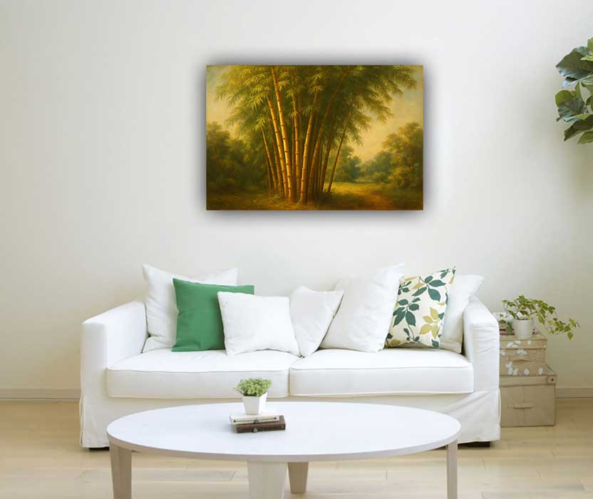 Tranquil Bamboo Painting