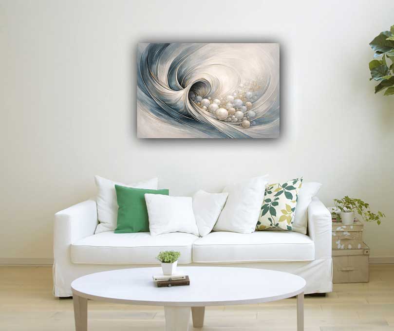 Abstract Painting of Cornucopia of Abundance and Prosperity