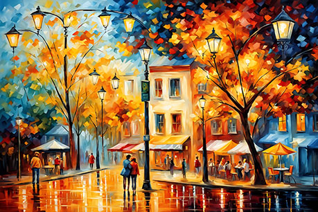 Cityscape Painting