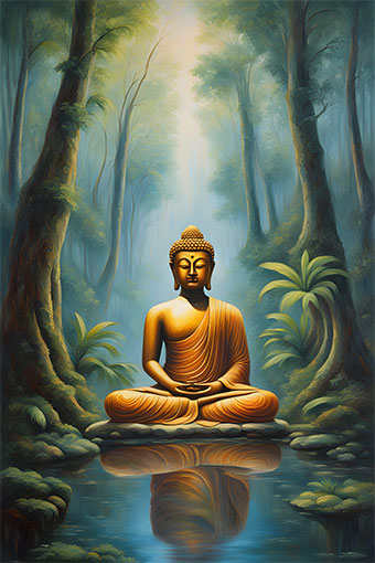 Buddha Painting for Spiritualism