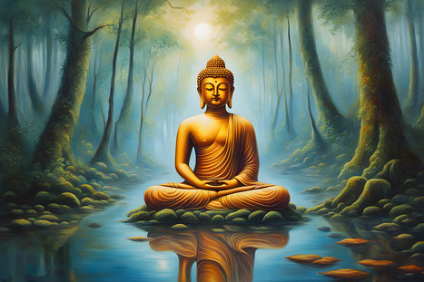 Calming Buddha Artwork