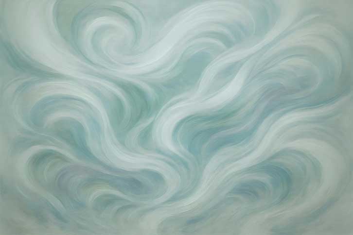 Abstract Wall Art for Healing Energy in East Direction