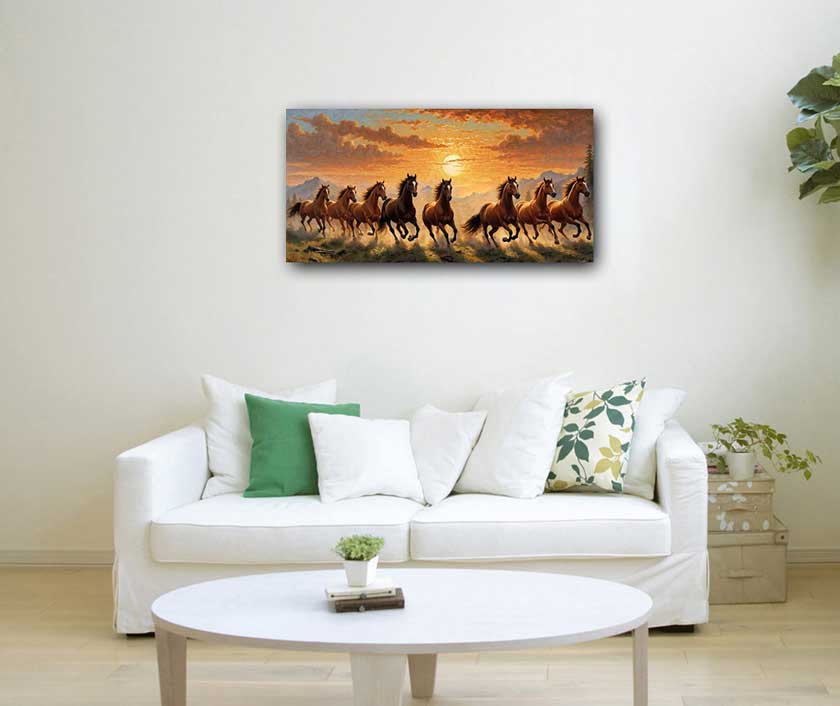 Feng Shui Painting for South Eight Horses