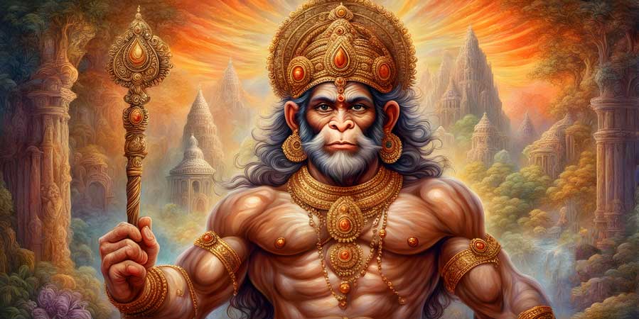 Modern Hanuman Painting