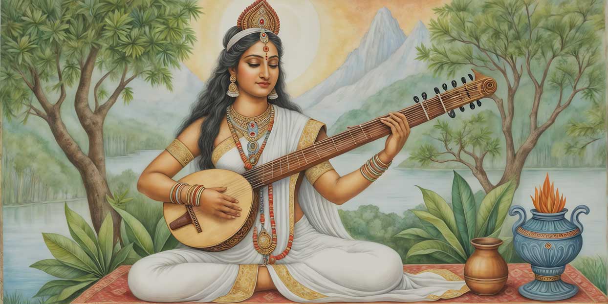 Goddess Saraswati