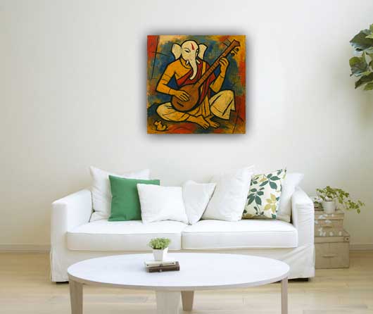Abstract Ganesha Painting