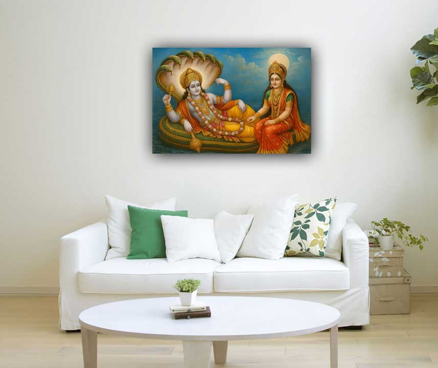 Lord Vishnu & Goddess Lakshmi