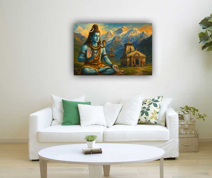 Lord Shiva God Painting