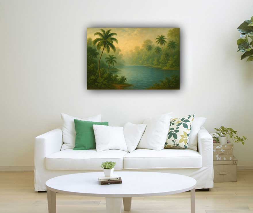 Lake Canvas Painting