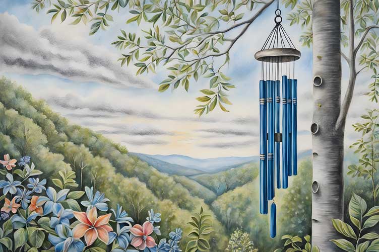 Wind Chime Painting For Northwest