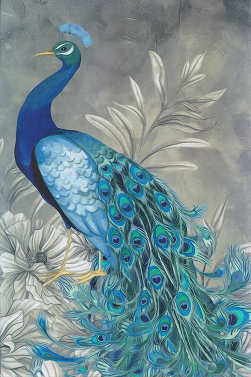 Feng Shui Peacock Painting