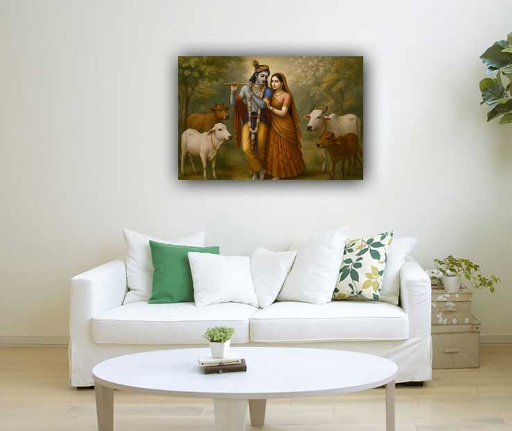 Radha Krishna Art Painting