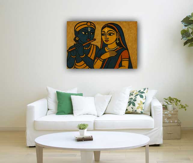 Radha Krishna Art