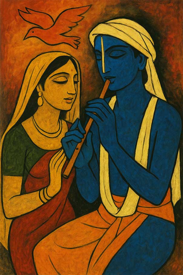 Radha Krishna Paintings for Home Décor