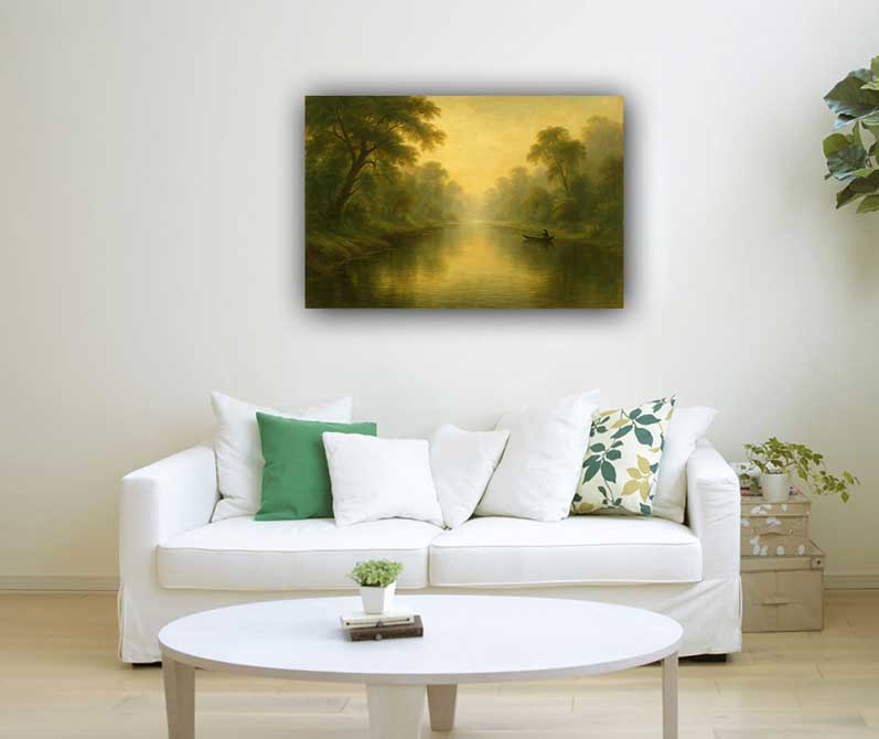 River Scenery Paintings