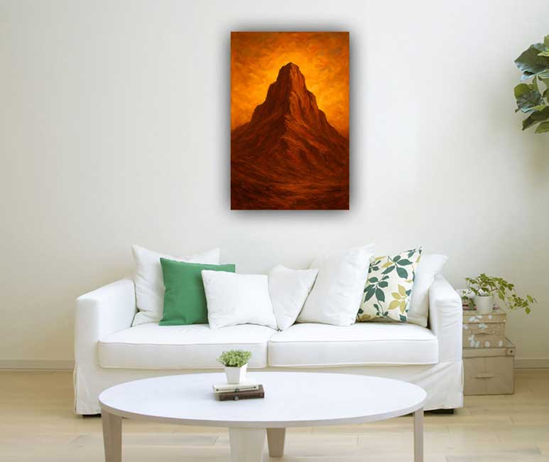 Serene Peak – Canvas Wall Art of Mountains